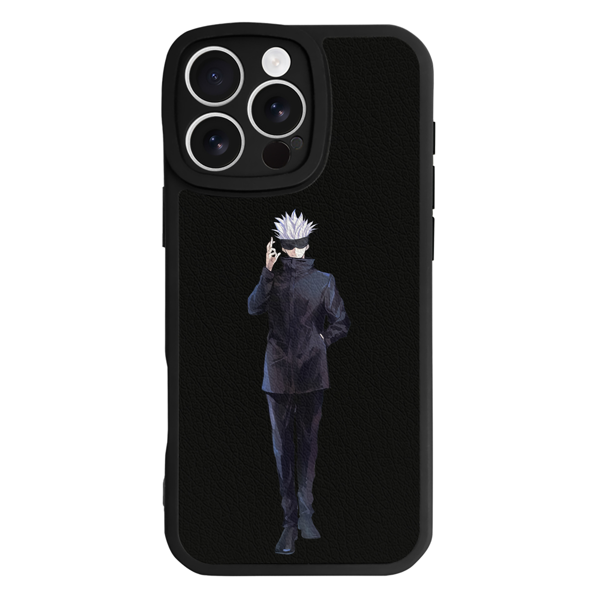 （画像用） 呪術廻戦 Jujutsu Kaisen 【iPhone 16シリーズ対応】シリコンスマホケース（レザー調） 材質：シリコン